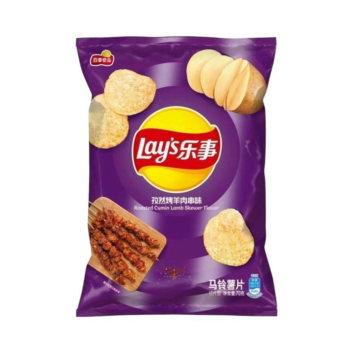 LAY’S – ROASTED CUMIN LAMB SKEWER FLAVOUR 70G (CHINA)
